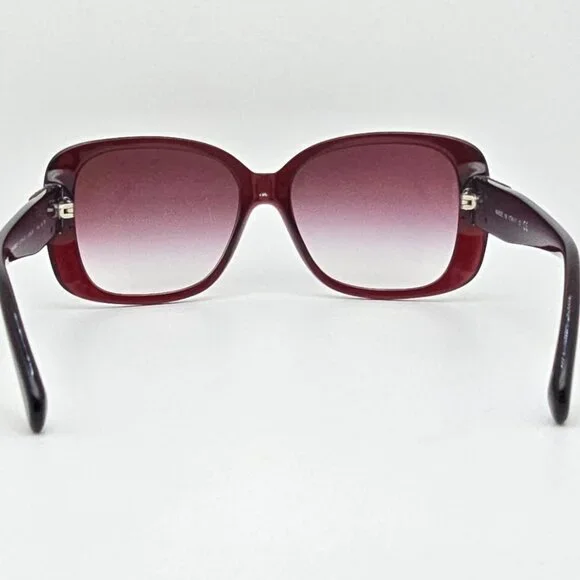 Chanel 5234-Q c.539/3P Red Frame Red Gradient Lens Sunglasses w/ Case Italy 57mm Chanel 5234-Q 539/3P 2N – Vintage Frames Company main image 3